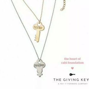 CAbi #2146 The Giving Keys Tribute Two Necklaces